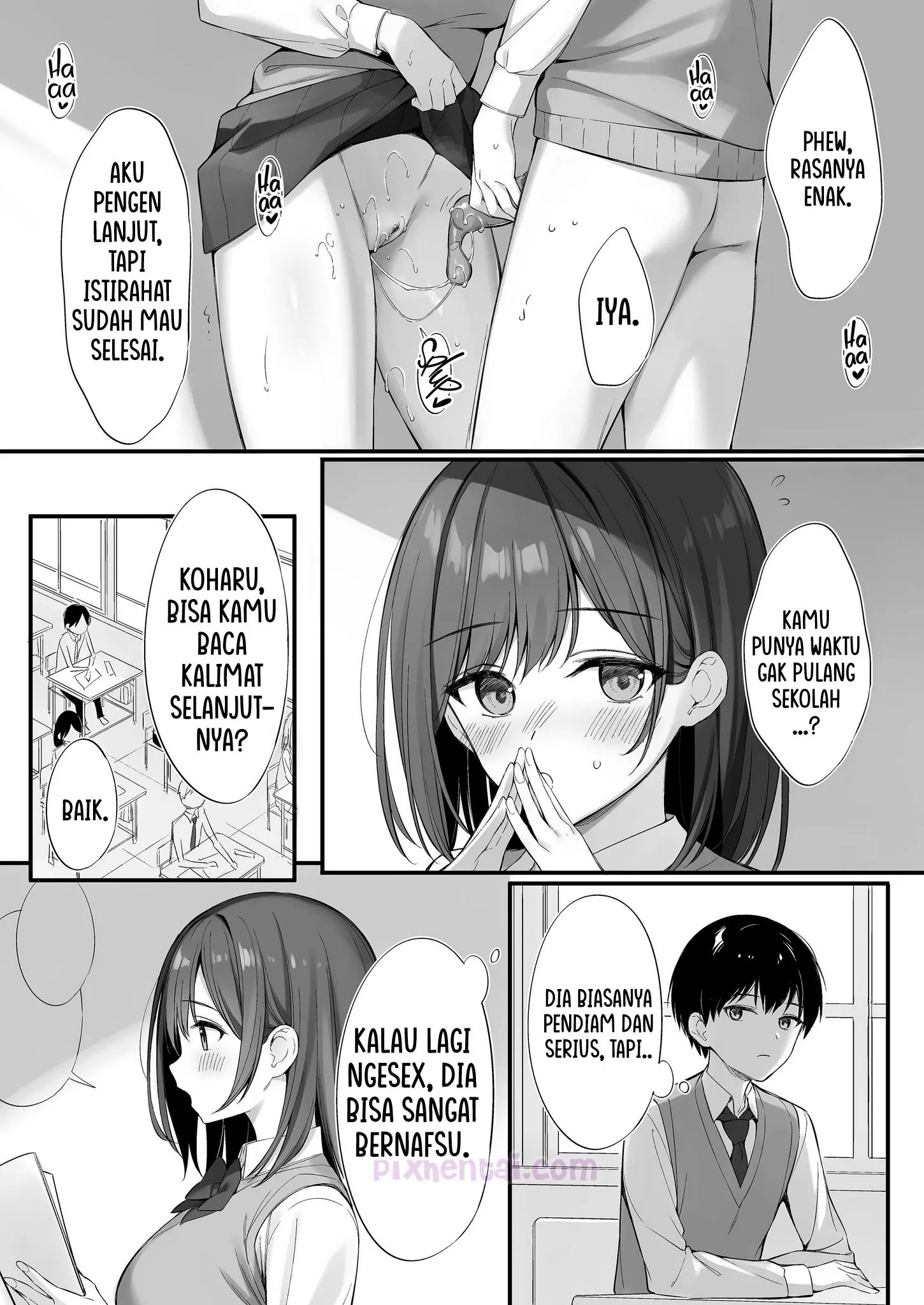 Komik hentai xxx manga sex bokep Class no Seiso na Iinchou to Yaritomo ni Natta Hanashi 13